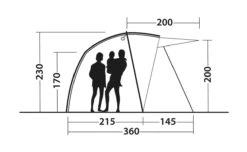 Outwell Woodcrest Drive Away Awning 23 Outwell Woodcrest Drive Away Awning -Camping Sales Store 111167 woodcrest drawing other4