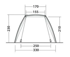 Outwell Woodcrest Drive Away Awning 24 Outwell Woodcrest Drive Away Awning -Camping Sales Store 111167 woodcrest drawing other5
