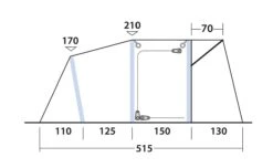 Outwell Blossburg 380 Air Drive Away Awning 14 Outwell Blossburg 380 Air Drive Away Awning -Camping Sales Store 111242 blossburg 380 air drawing other5