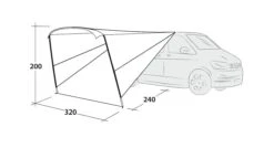 Outwell Touring Canopy Poled 13 Outwell Touring Canopy Poled -Camping Sales Store 111252 touring canopy drawing perspective2
