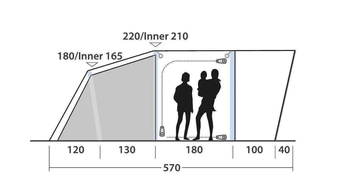 Outwell Springville 4SA Tent (2023) 6 Outwell Springville 4SA Tent (2023) - Image 4