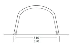 Outwell Springville 5SA Tent (2023) -Camping Sales Store 111276 springville 5sa drawing other5