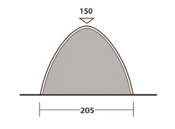 Outwell Free Standing Inner 14 Outwell Free Standing Inner -Camping Sales Store 111289 free standing inner drawing other4