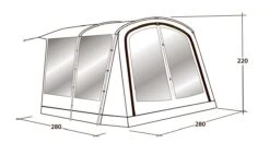 Outwell Universal Awning Size 1 (2022) 12 Outwell Universal Awning Size 1 (2022) -Camping Sales Store 111290 universal awning size 1 drawing perspective2
