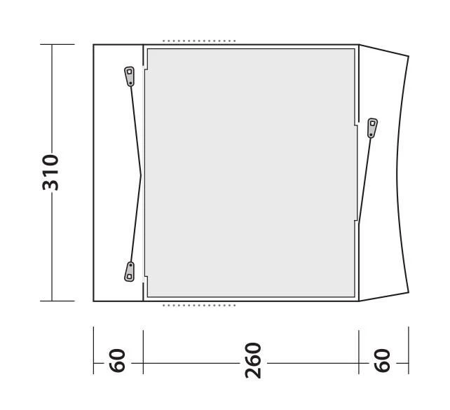 Easy Camp Wimberly Awning (180-205cm) 7 Easy Camp Wimberly Awning (180-205cm) - Image 5