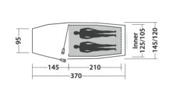 Easy Camp Magnetar 200 Tent 8 Easy Camp Magnetar 200 Tent -Camping Sales Store 120415 magnetar 200 steel blue drawing floorplan3