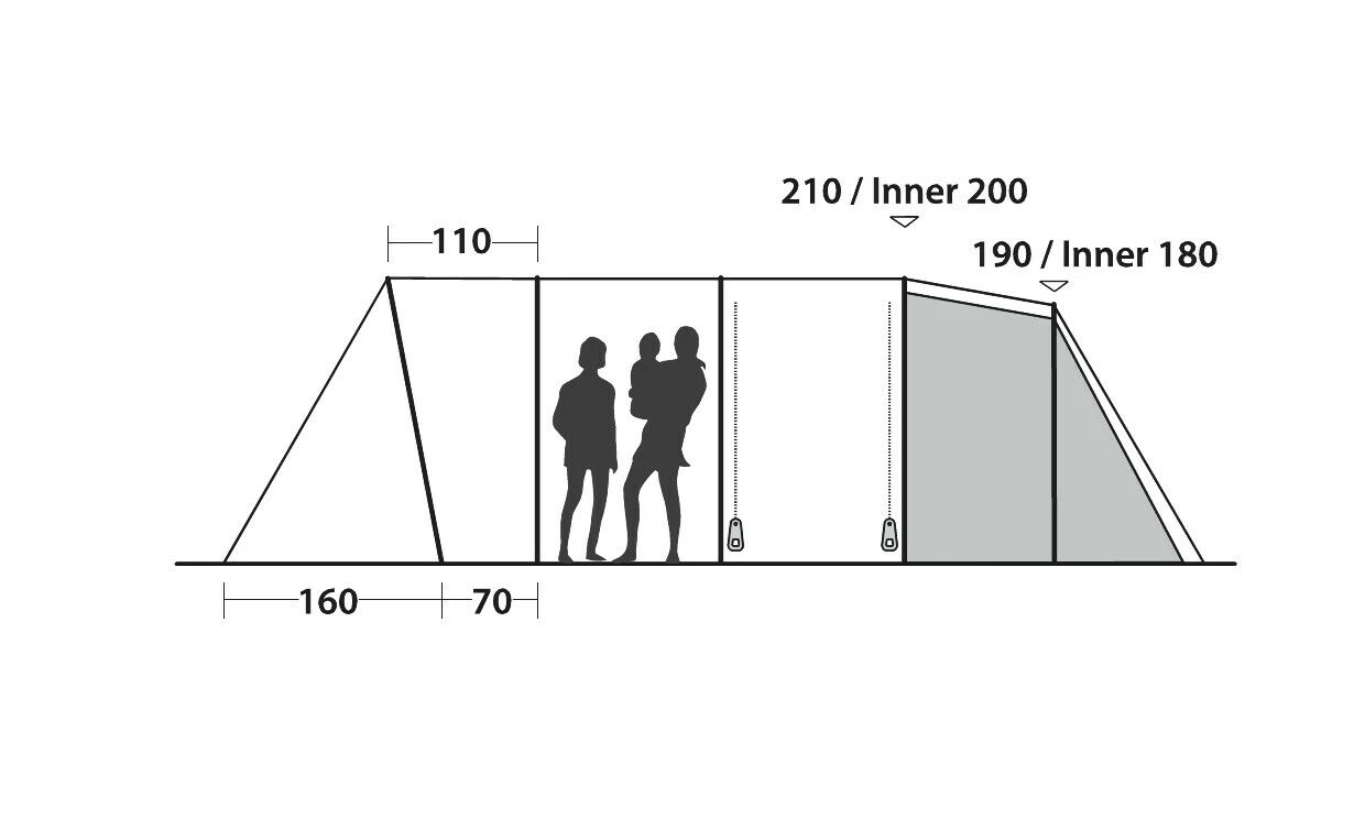 Easy Camp Palmdale 600 Lux Tent 11 Easy Camp Palmdale 600 Lux Tent - Image 9