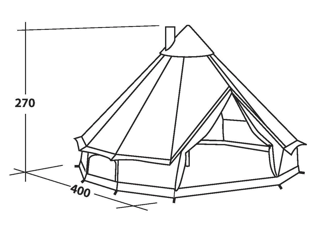 Robens Klondike Tipi Tent (2023) 6 Robens Klondike Tipi Tent (2023) - Image 4