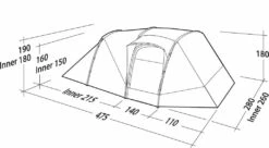 Robens Double Dreamer 5 Tent (2023) 25 Robens Double Dreamer 5 Tent (2023) -Camping Sales Store 130279 double dreamer 5 drawing perspective2