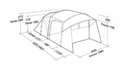 Robens Wolf Moon 5xp Tent (2023) 24 Robens Wolf Moon 5xp Tent (2023) -Camping Sales Store 130284 wolf moon 5xp drawing perspective35