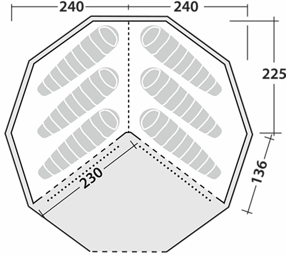 Robens Klondike Grande Inner Tent 4 Robens Klondike Grande Inner Tent - Image 2