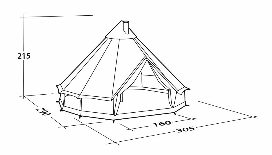 Robens Klondike S Tipi Tent (2022) 7 Robens Klondike S Tipi Tent (2022) - Image 5