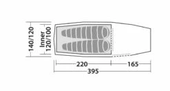 Robens Pioneer 2EX Tent (2022) 11 Robens Pioneer 2EX Tent (2022) -Camping Sales Store 130314 pioneer 2ex drawing floorplan17