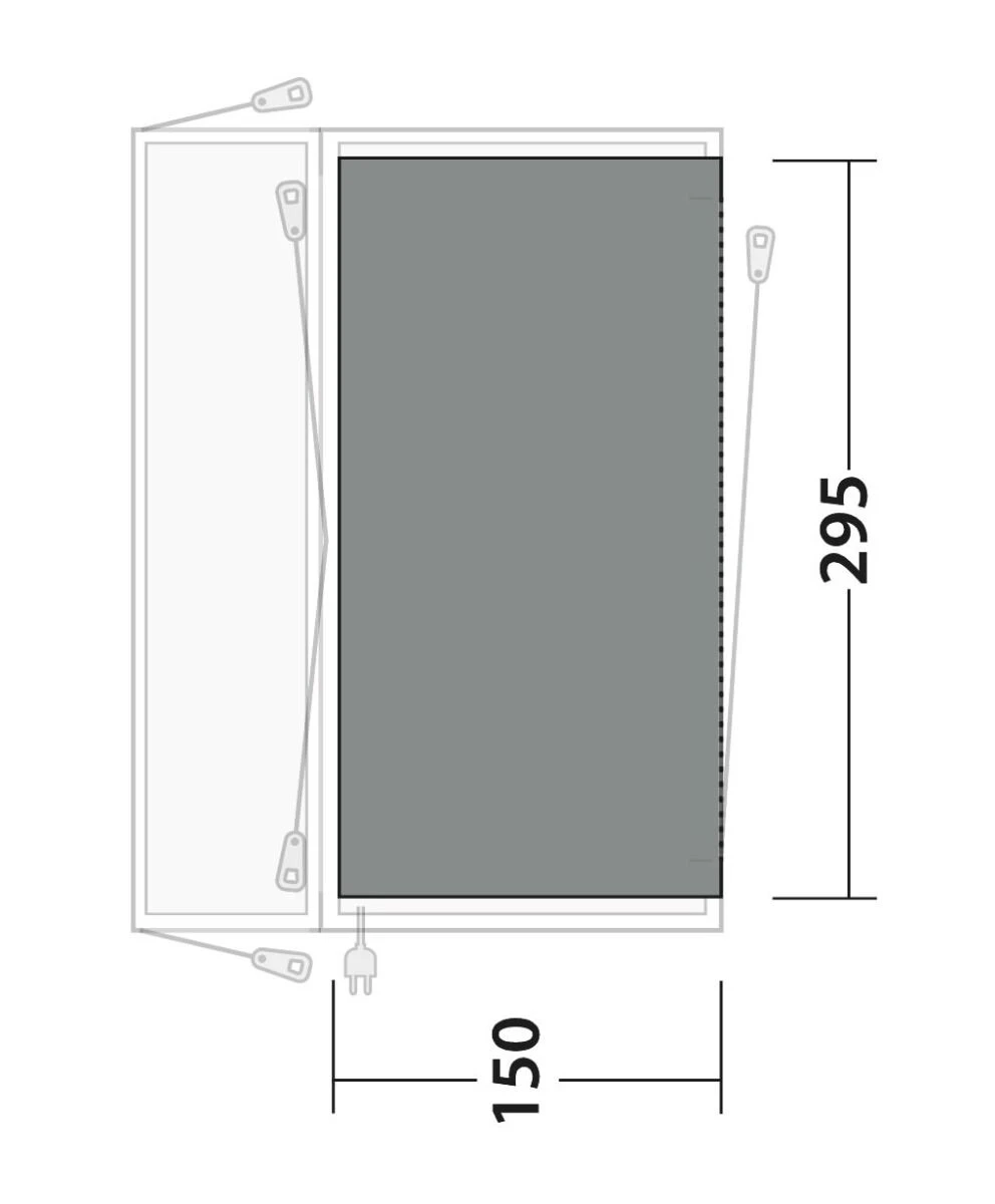 Outwell Lakecrest Flat Woven Carpet 4 Outwell Lakecrest Flat Woven Carpet - Image 2