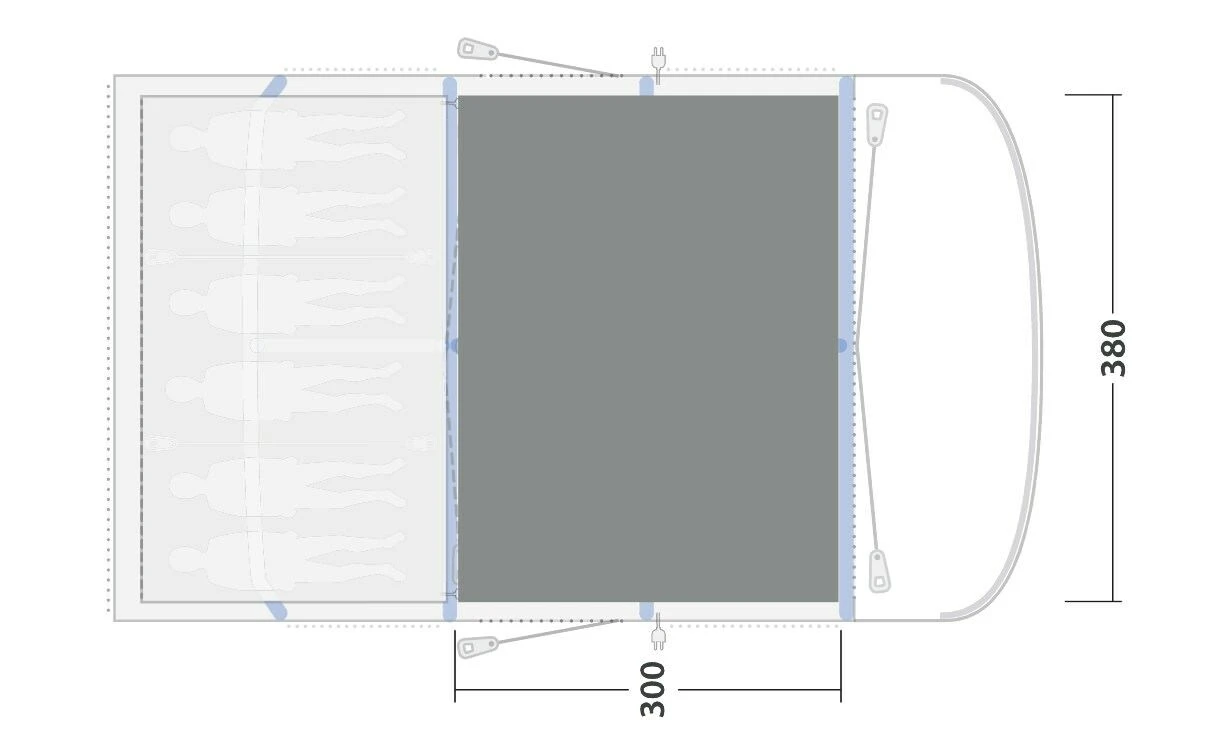 Outwell Springville 6SA Flat Woven Carpet 4 Outwell Springville 6SA Flat Woven Carpet - Image 2