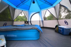 Coleman Cortes Octagon 8 Tent 24 Coleman Cortes Octagon 8 Tent -Camping Sales Store 2000030279 cortes octagon blue lif 3 1