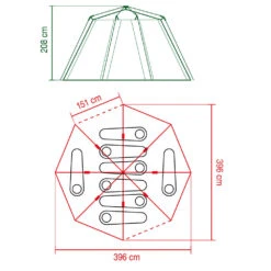 Coleman Octagon BlackOut Tent (2022) 13 Coleman Octagon BlackOut Tent (2022) -Camping Sales Store 2000035195 11