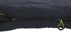 Outwell Camper Lux "L" Sleeping Bag Deep Blue (2023) -Camping Sales Store 230392 camper lux left side zipper feature photo2