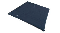 Outwell Camper Lux "L" Sleeping Bag Deep Blue (2023) -Camping Sales Store 230392 camper lux left side zipper feature photo5