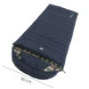 Outwell Camper Lux "L" Sleeping Bag Deep Blue (2023) 1 Outwell Camper Lux "L" Sleeping Bag Deep Blue (2023) -Camping Sales Store 230392 camper lux left side zipper feature photo6