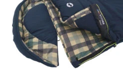 Outwell Camper Lux "R" Sleeping Bag Deep Blue (2023) 12 Outwell Camper Lux "R" Sleeping Bag Deep Blue (2023) -Camping Sales Store 230393 camper lux right side zipper feature photo4