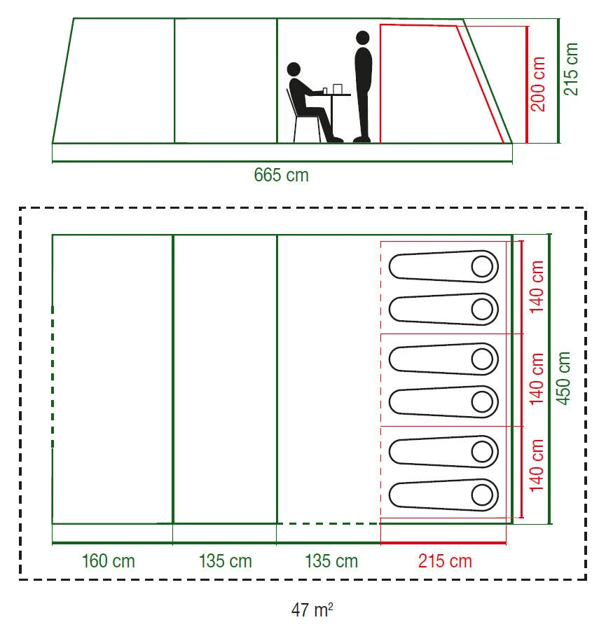 Coleman Weathermaster 6XL Air Tent 4 Coleman Weathermaster 6XL Air Tent - Image 2