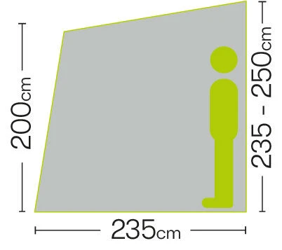 Quest Falcon 220 Poled Porch Caravan Awning (2022) 8 Quest Falcon 220 Poled Porch Caravan Awning (2022) - Image 6