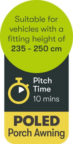 Quest Falcon 220 Poled Porch Caravan Awning (2022) 18 Quest Falcon 220 Poled Porch Caravan Awning (2022) -Camping Sales Store a3500 9 midsize