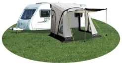 Quest Falcon 260 Poled Porch Caravan Awning (2022) -Camping Sales Store a3501 3 midsize
