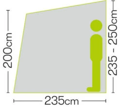 Quest Falcon Air 325 Porch Awning (2022) -Camping Sales Store a3502a 6 midsize
