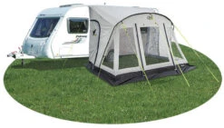 Quest Falcon 390 Poled Porch Caravan Awning (2022) -Camping Sales Store a3503 midsize