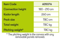 Quest Falcon Air 300 Drive Away Awning Low (180-120cm) (2022) -Camping Sales Store a3507a 10 midsize 1
