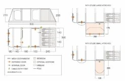 Vango Airbeam Vango Anantara IV 450xl Air Tent (2023) -Camping Sales Store airbeam si pro floorplan anantara iii air 450xl with pods