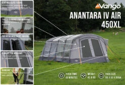 Vango Airbeam Vango Anantara IV 450xl Air Tent (2023) -Camping Sales Store anantara iv air 450xl low res2