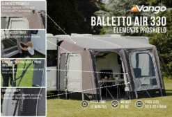 Vango Airbeam Vango Balletto Air 330 Elements ProShield Caravan Awning (2023) 16 Vango Airbeam Vango Balletto Air 330 Elements ProShield Caravan Awning (2023) -Camping Sales Store balletto air 330 lf1