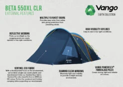 Vango Beta CLR 550xl Tent (2023) 11 Vango Beta CLR 550xl Tent (2023) -Camping Sales Store beta 550xl clr lr
