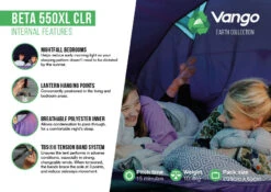Vango Beta CLR 550xl Tent (2023) 12 Vango Beta CLR 550xl Tent (2023) -Camping Sales Store beta 550xl clr lr2