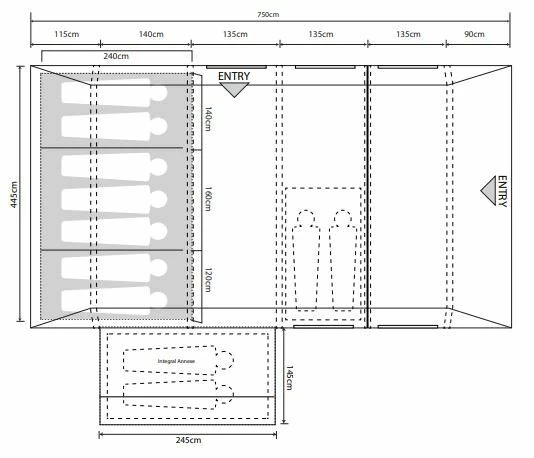 Outdoor Revolution Camp Star 700SE Tent Bundle (2023) 4 Outdoor Revolution Camp Star 700SE Tent Bundle (2023) - Image 2
