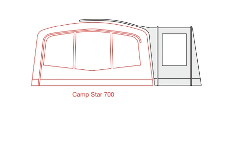 Outdoor Revolution Camp Star Side Porch (500xl, 600, 700) (2022) 5 Outdoor Revolution Camp Star Side Porch (500xl, 600, 700) (2022) - Image 3