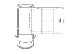 Outdoor Revolution Cayman Cona Air Driveaway Awning Low (2022) -Camping Sales Store cayman cona air 1