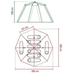 Coleman Cortes Octagon 8 Tent 18 Coleman Cortes Octagon 8 Tent -Camping Sales Store cortes octagon 1
