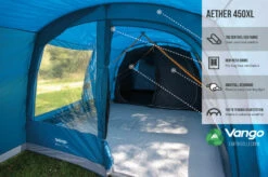 Vango Aether Poled 450XL Tent (2022) 15 Vango Aether Poled 450XL Tent (2022) -Camping Sales Store earth collection poled infographics call outs5