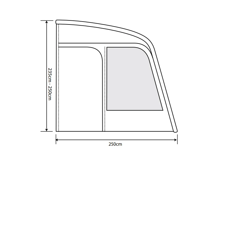 Outdoor Revolution Eden Air 390 Caravan Awning (2022) 7 Outdoor Revolution Eden Air 390 Caravan Awning (2022) - Image 5