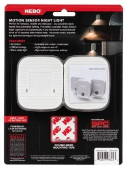 Nebo Motion Sensor Light Pack Of 3 11 Nebo Motion Sensor Light Pack Of 3 -Camping Sales Store eneb0026cd 5 fullsize