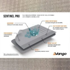 Vango Airbeam Vango Airhub Hexaway II Tall Awning (2022) -Camping Sales Store fabric diagrams sentinel pro caravan awning