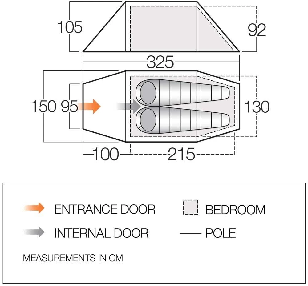 Vango Scafell 200 Tent (2022) 4 Vango Scafell 200 Tent (2022) - Image 2