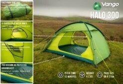 Vango Halo 300 Tent (2022) 11 Vango Halo 300 Tent (2022) -Camping Sales Store halo 300 low res2
