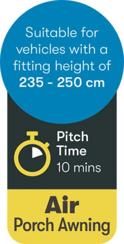 Westfield Travel Smart Lynx 200 Air Caravan Awning (2022) -Camping Sales Store lynx 9 midsize