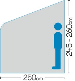 Westfield Mars 330 Motorhome Fixed Air Awning (245 - 260cm) 26 Westfield Mars 330 Motorhome Fixed Air Awning (245 - 260cm) -Camping Sales Store mars 6 midsize