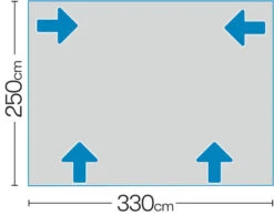 Westfield Mars 330 Motorhome Fixed Air Awning (245 - 260cm) 24 Westfield Mars 330 Motorhome Fixed Air Awning (245 - 260cm) -Camping Sales Store mars 7 midsize